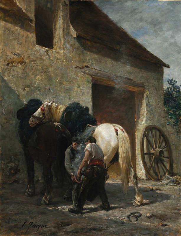 Émile Jacque - Blacksmiths
