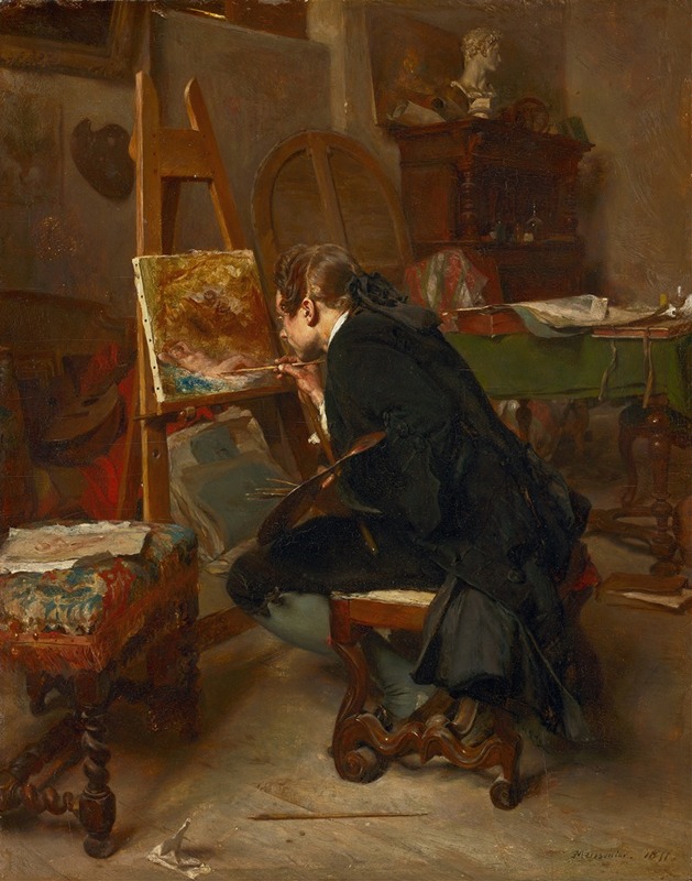 Ernest Meissonier - A Painter