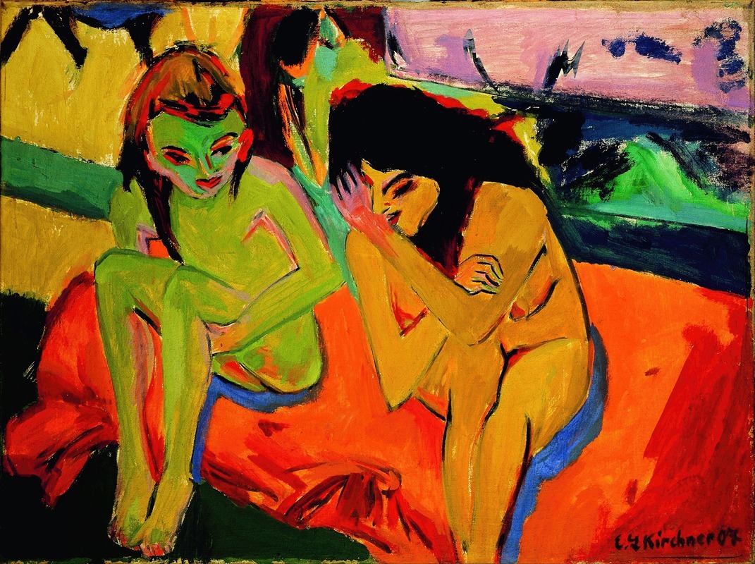 Ernst Ludwig Kirchner - Two Girls