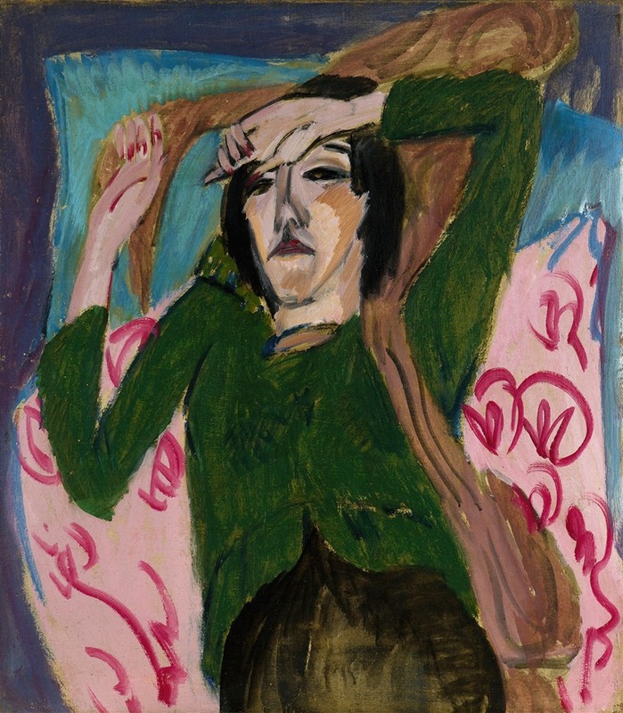 Ernst Ludwig Kirchner - Woman in a Green Jacket