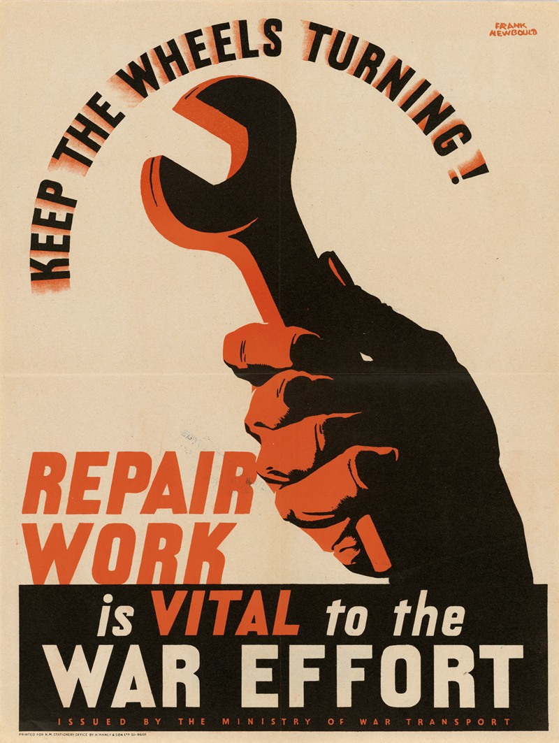 Frank Newbould - Keep the Wheels Turning! Repair Work is Vital to the War Effort