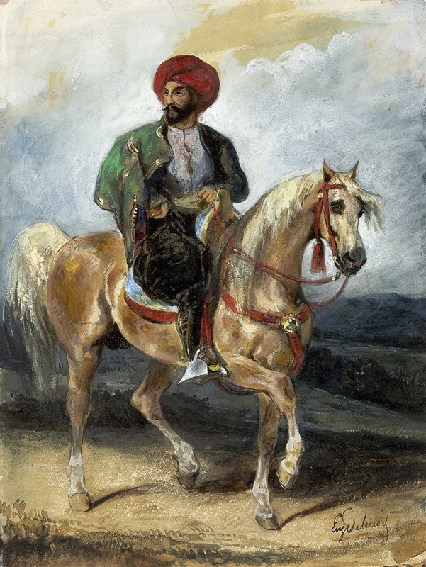 Eugène Delacroix - The Turkish Rider