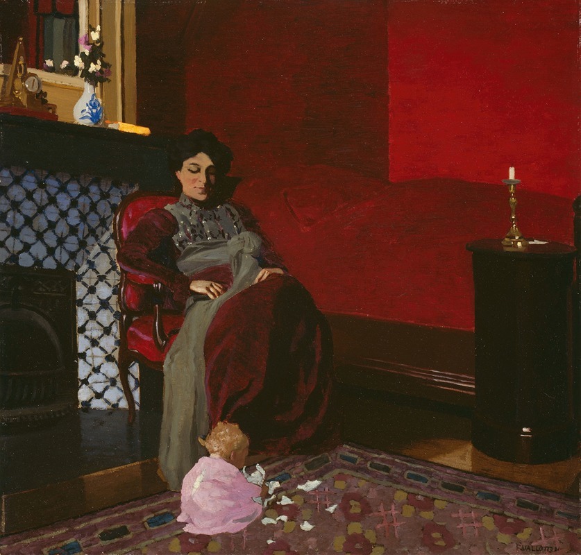 Félix Vallotton - The Red Room, Etretat