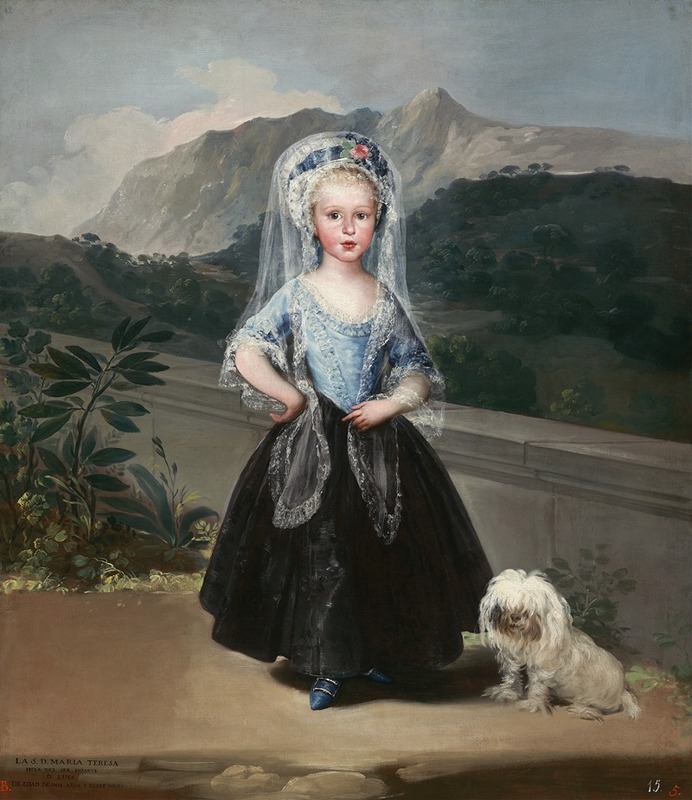 Francisco de Goya - María Teresa de Borbón y Vallabriga,later Condesa de Chinchón
