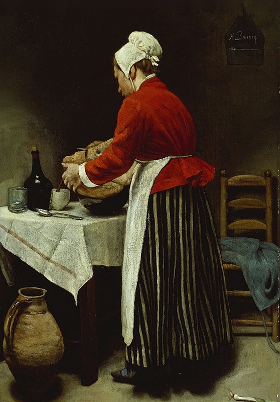 François Bonvin - The Maid