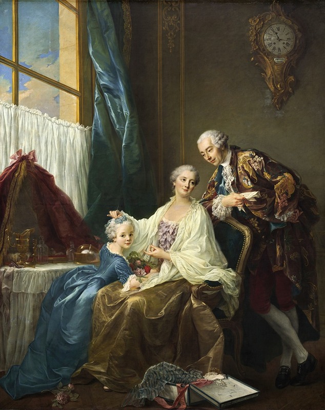 François-Hubert Drouais - Family Portrait