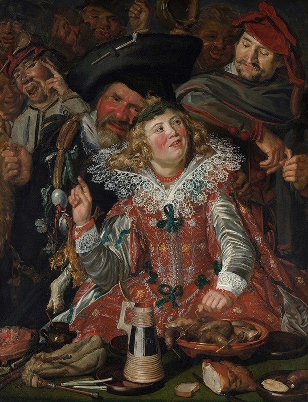 Frans Hals - Merrymakers at Shrovetide