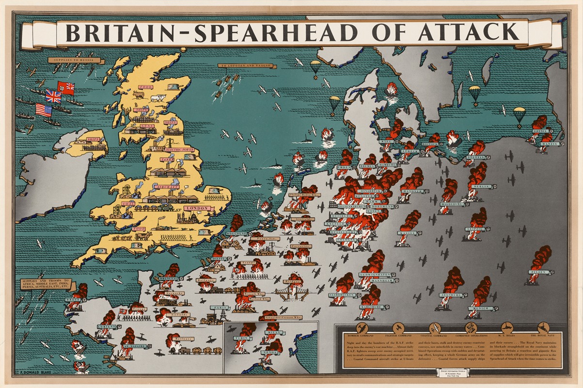 Frederick Donald Blake - Britain – Spearhead of Attack