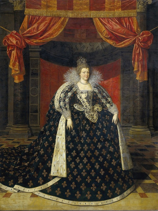 Frans Pourbus The Younger - Marie de Medicis,Consort of Henry IV