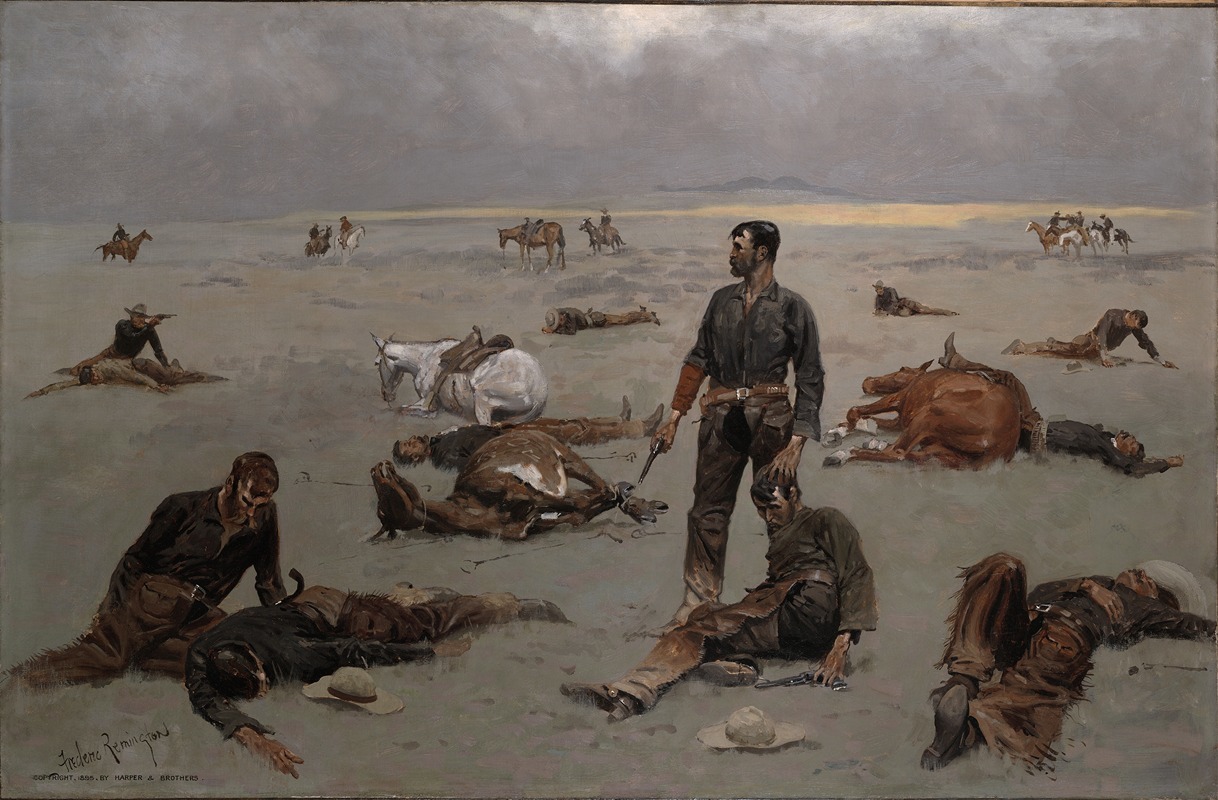 Frederic Remington - What an Unbranded Cow Has Cost