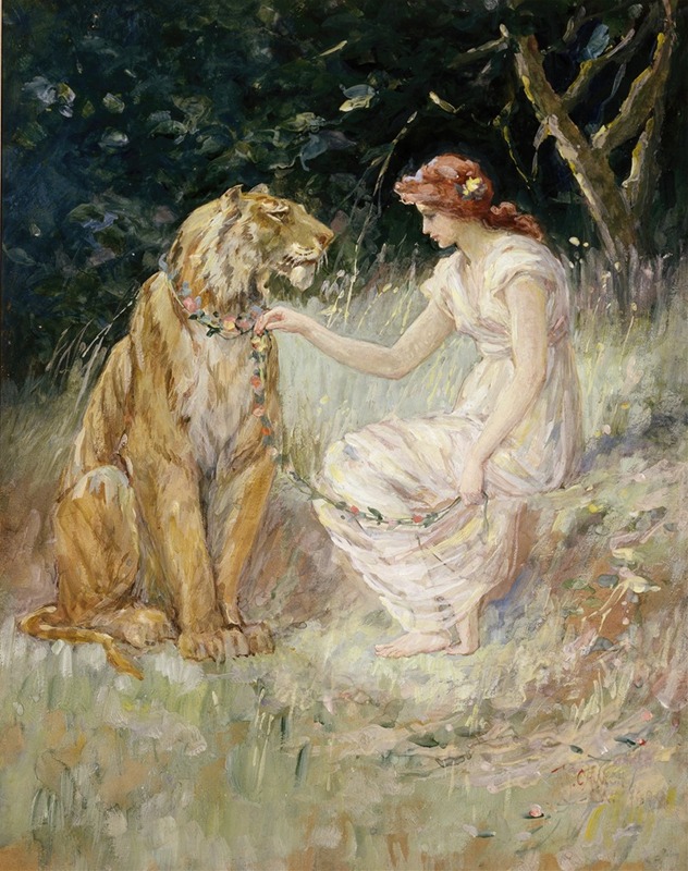 Frederick Stuart Church - Lady and the Tiger