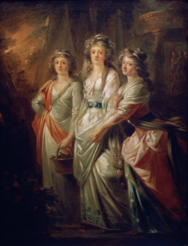 Heinrich Friedrich Füger - The countesses Elisabeth, Christiane and Marie Karoline von Thun