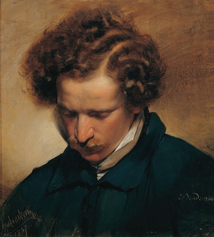 Friedrich von Amerling - The painter Eduard Bendemann