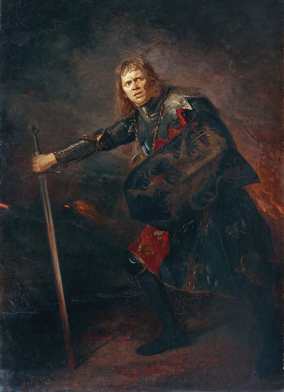 Fritz von Uhde - The actor Alois Wohlmuth as Richard III.