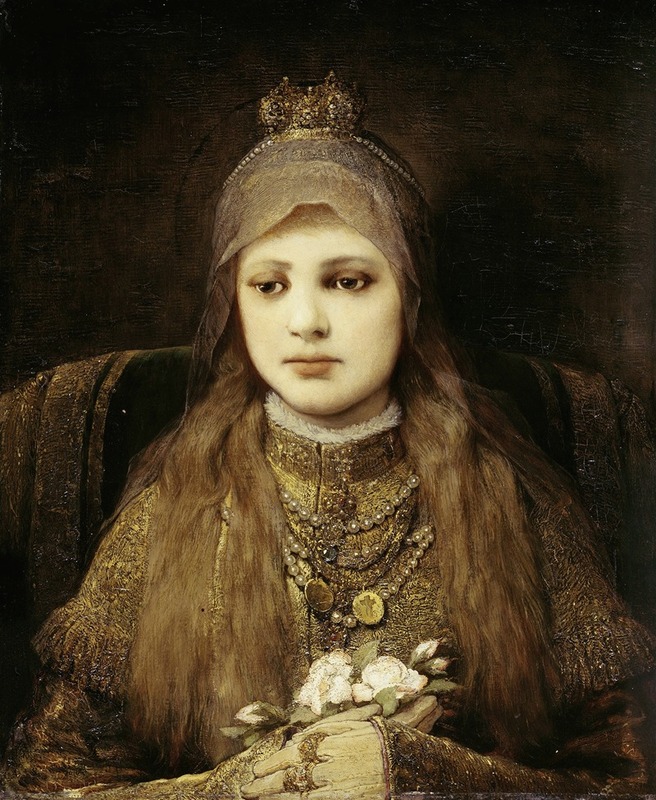 Gabriel von Max - St. Elisabeth as a Child
