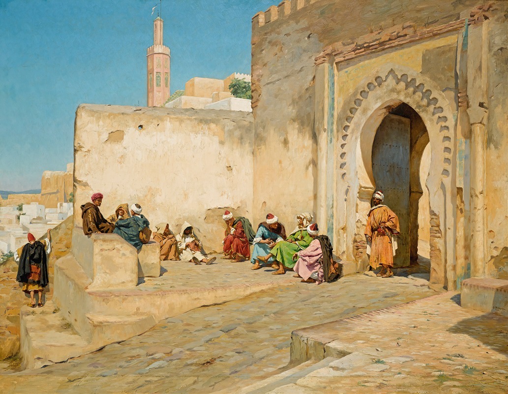 Georges Bretegnier - The Kasbah Gate, Tangiers