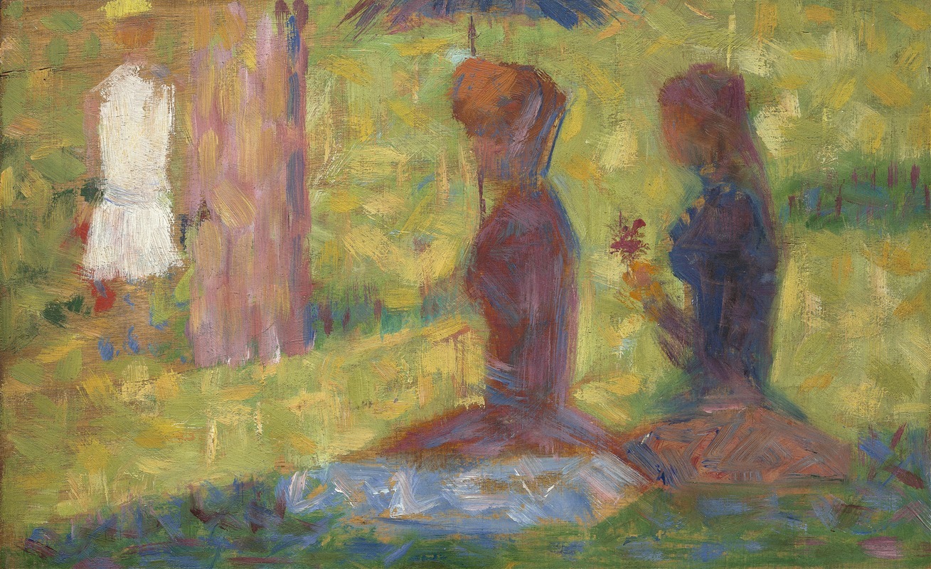 Georges Seurat - Study of Figures for La Grande Jatte