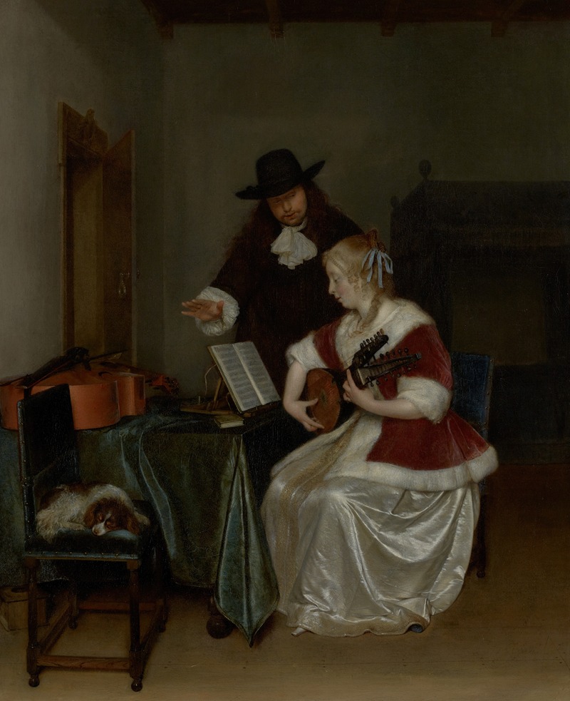 Gerard ter Borch - The Music Lesson