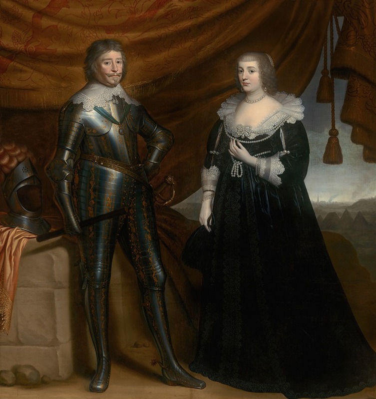 Gerard van Honthorst - Double Portrait of Frederik Hendrik (1584- 1647) and Amalia of Solms-Braunfels (1602- 1675)