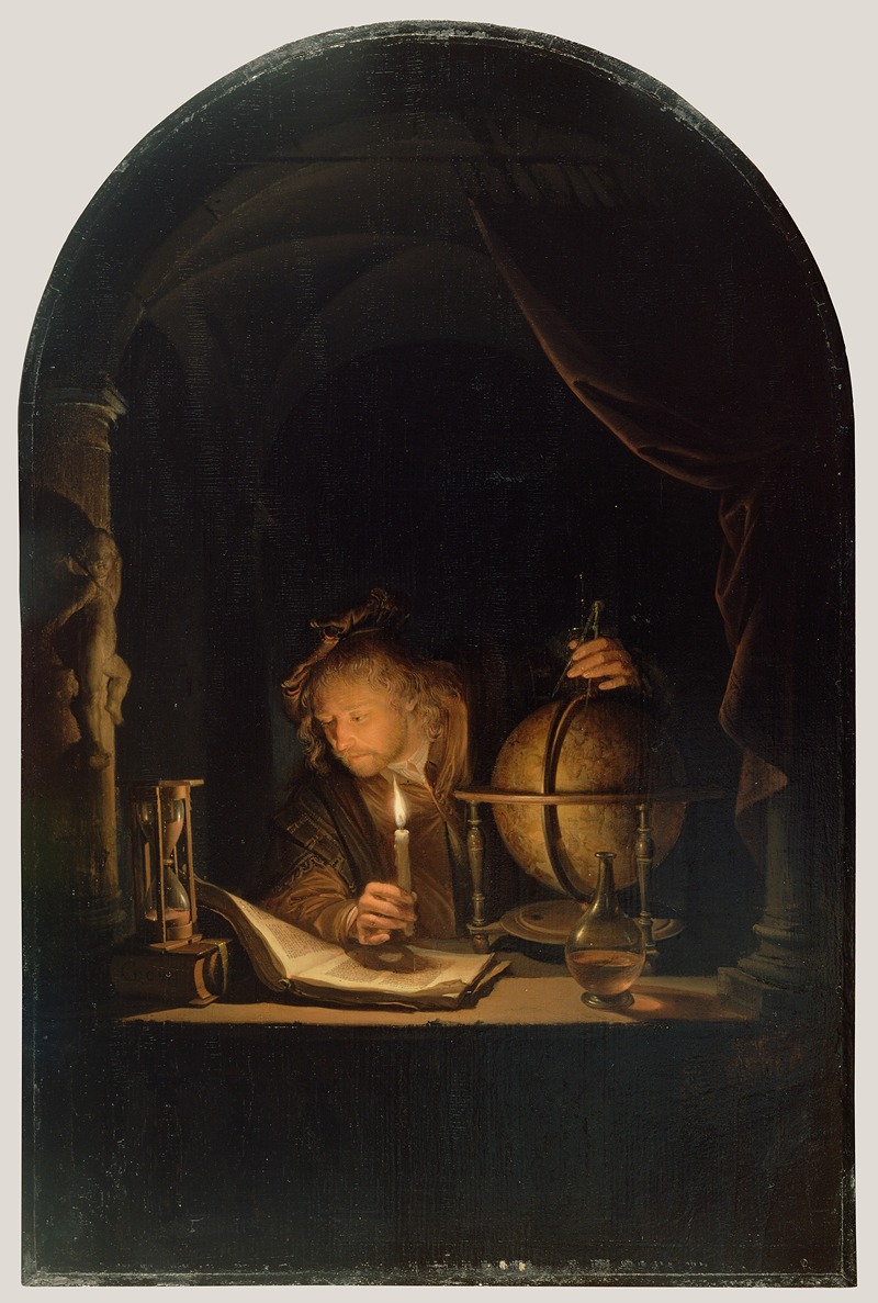 Gerrit Dou - Astronomer by Candlelight