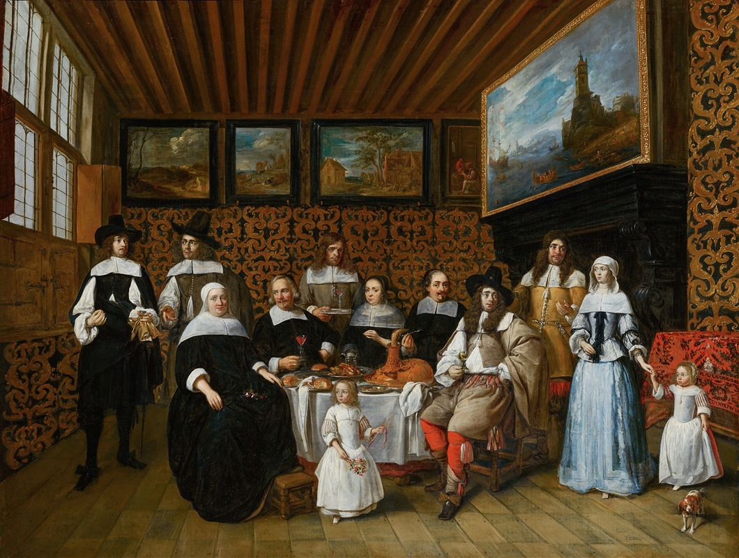 Gillis van Tilborgh - Family Portrait