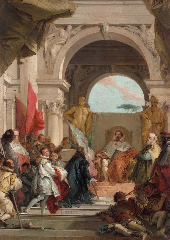 Giovanni Battista Tiepolo - The Investiture of Bishop Harold as Duke of Franconia