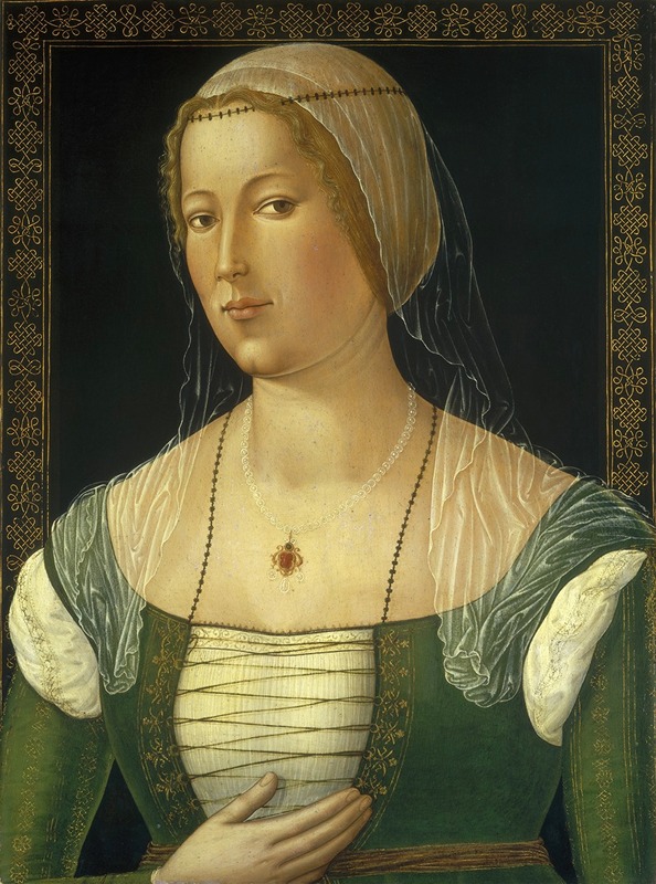 Girolamo di Benvenuto - Portrait of a Young Woman