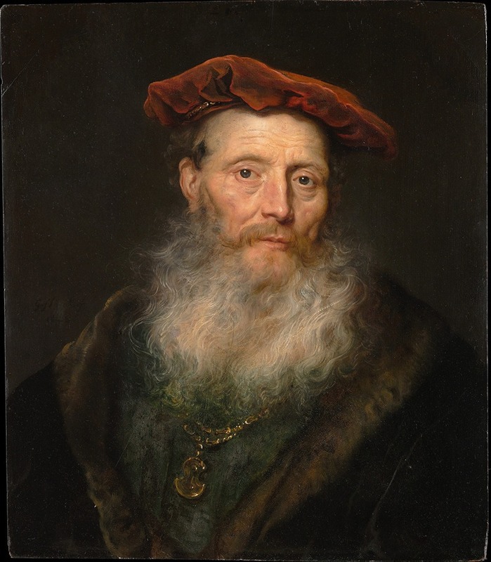 Govert Flinck - Bearded Man with a Velvet Cap