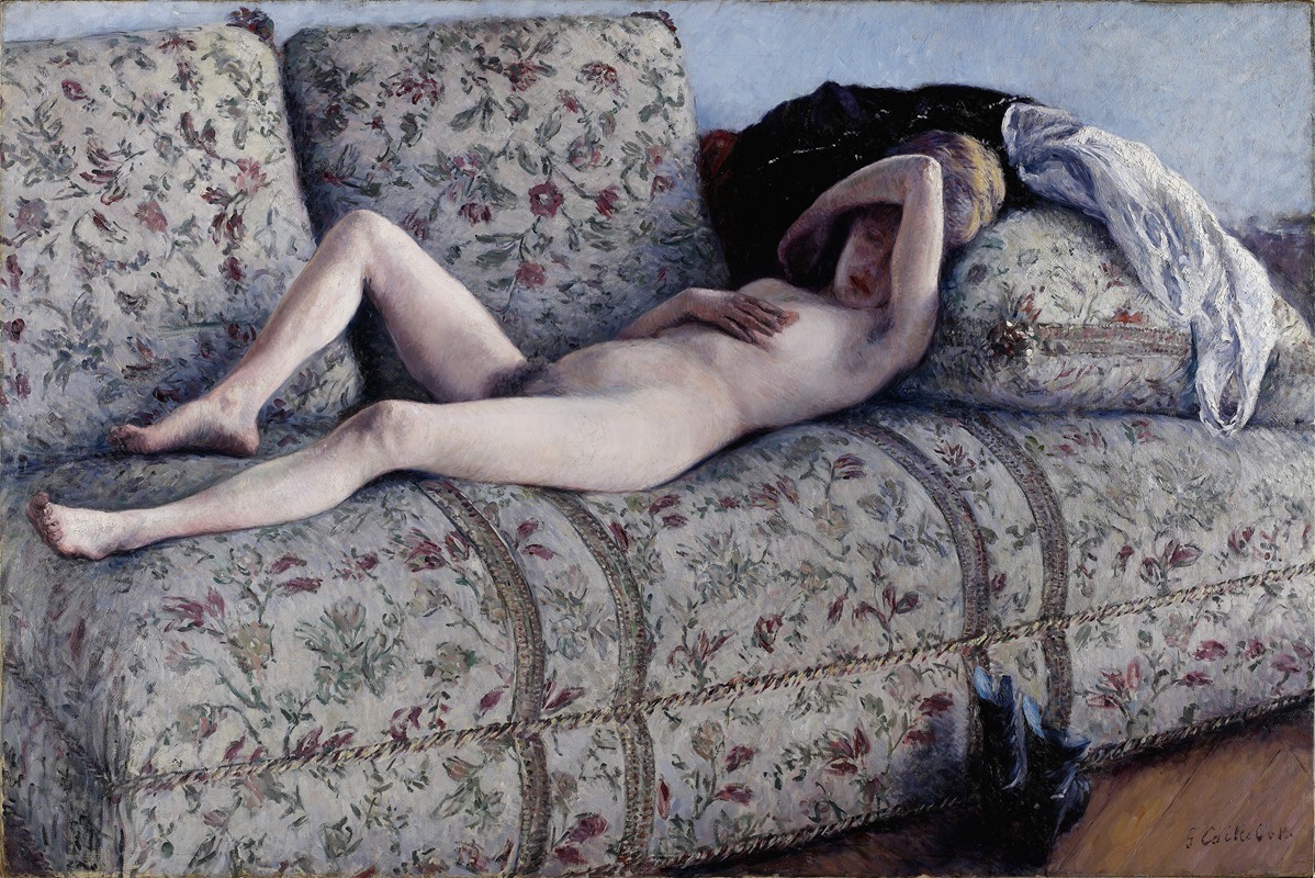 Gustave Caillebotte - Nude on a Couch