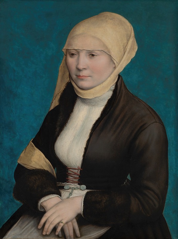 Hans Holbein The Younger - Portrait of a Woman from Southern Germany