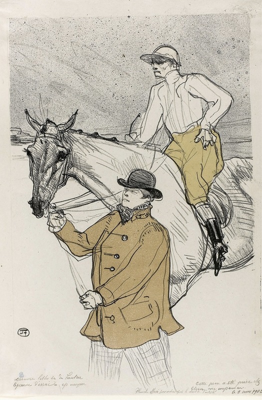 Henri de Toulouse-Lautrec - The Jockey Going to the Post