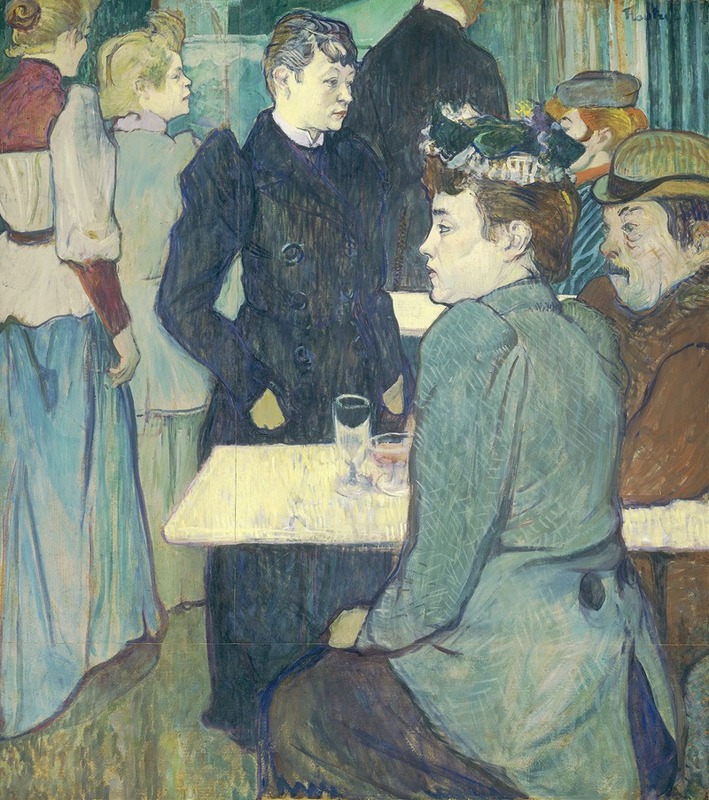 Henri de Toulouse-Lautrec - A Corner of the Moulin de la Galette