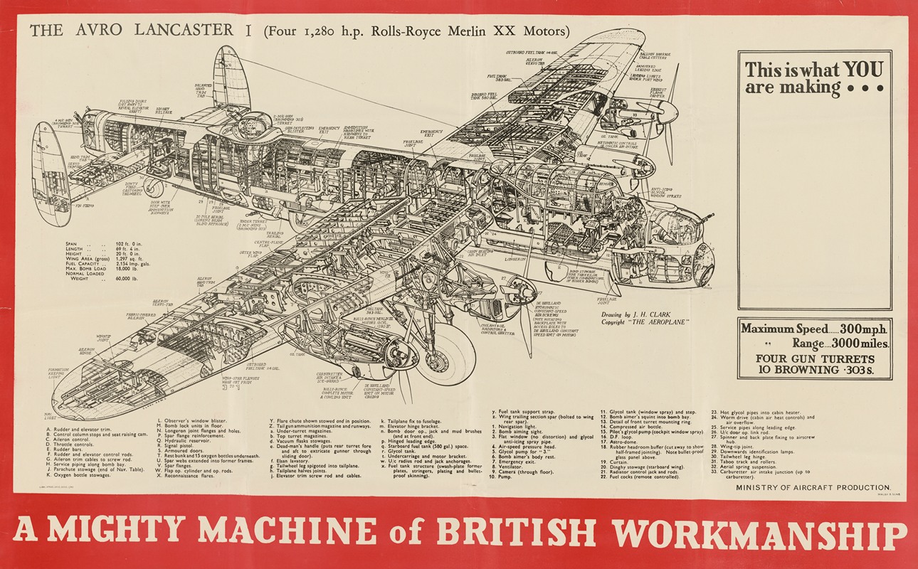 J. H. Clark - This is What You are Making…A Mighty Machine of British Workmanship – The Avro Lancaster I