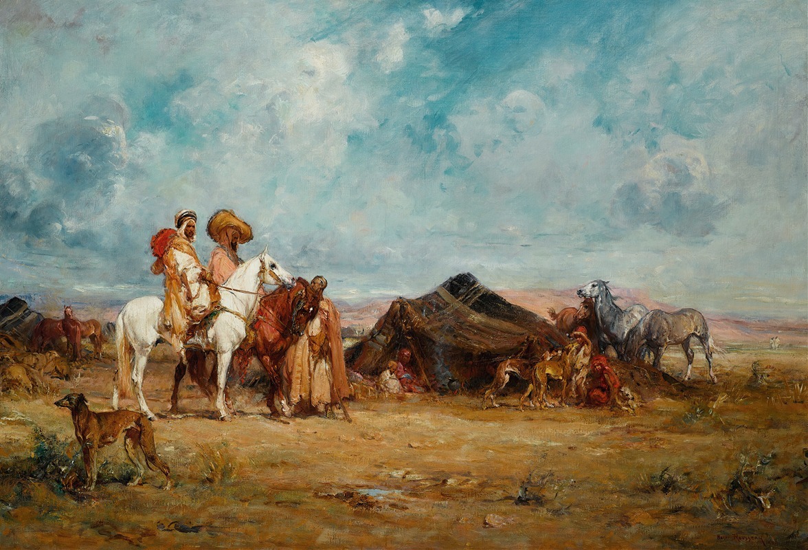 Henri Émilien Rousseau - A Desert Encampment