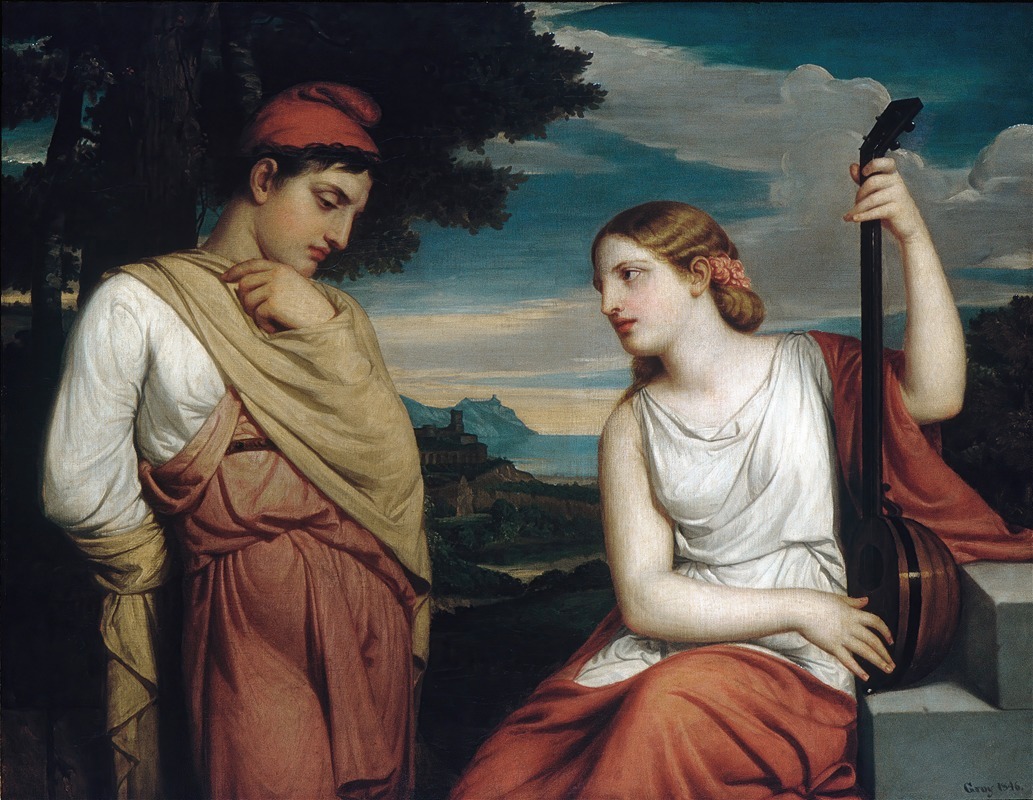 Henry Peters Gray - The Greek Lovers