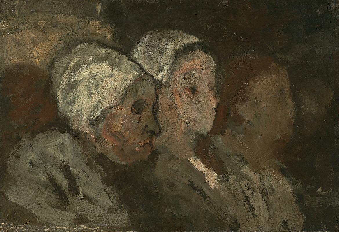 Honoré Daumier - In Church