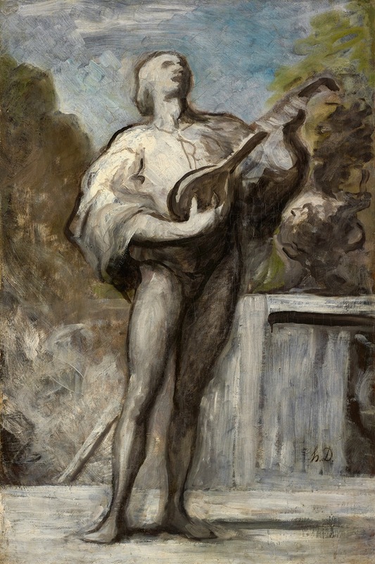 Honoré Daumier - The Troubadour