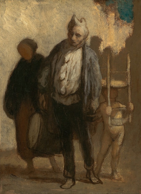 Honoré Daumier - Wandering Saltimbanques