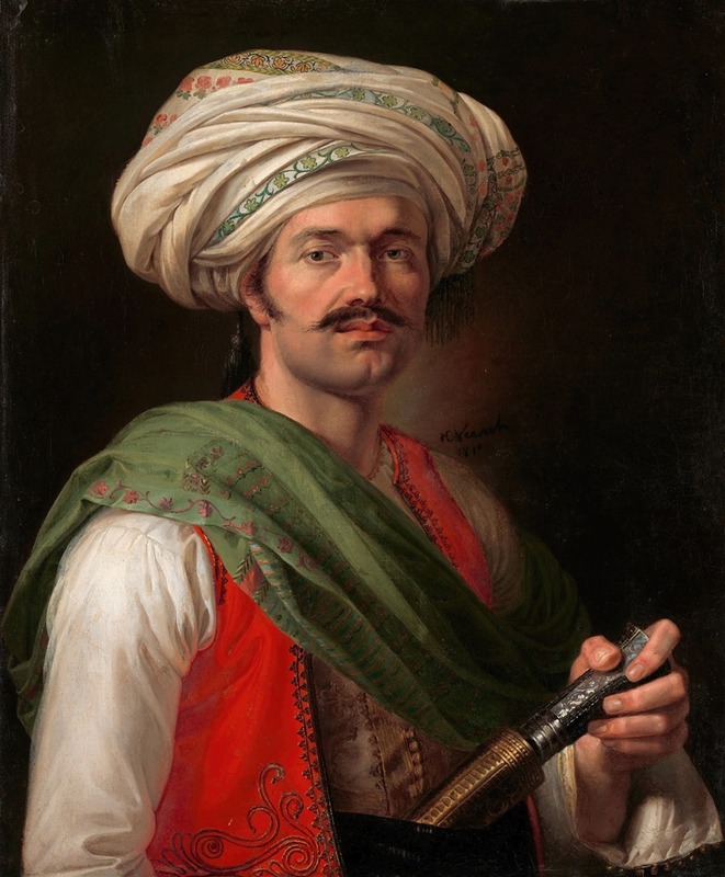 Horace Vernet - Portrait of a Mameluke. Said to Be Roustam Raza