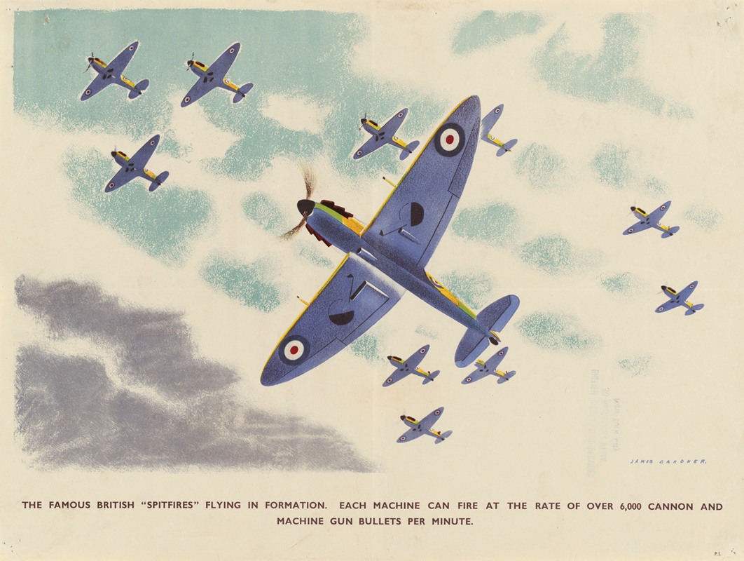 James Gardner - The Famous British ‘Spitfires’ Flying in Formation