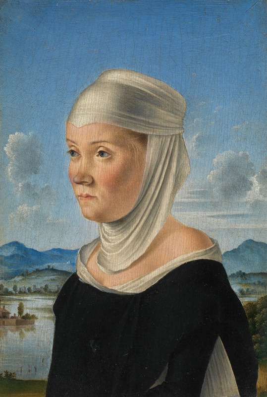 Jacometto Veneziano - Portrait of a Woman, Possibly a Nun of San Secondo