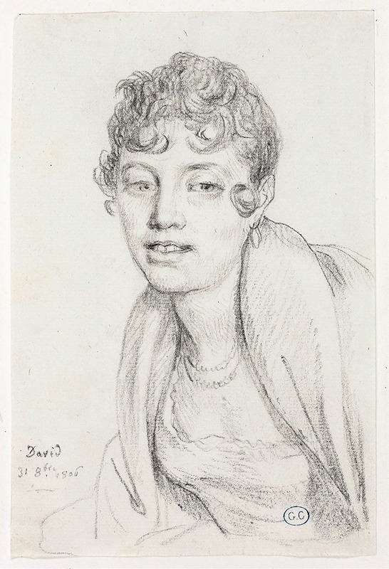 Jacques Louis David - Bust of Angelique Mongez