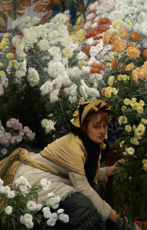 James Tissot - Chrysanthemums