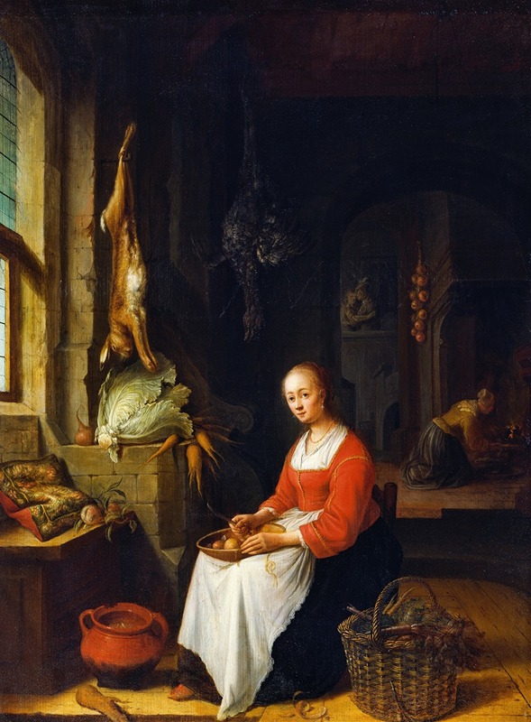 Jan Adriaensz van Staveren - Kitchen Scene