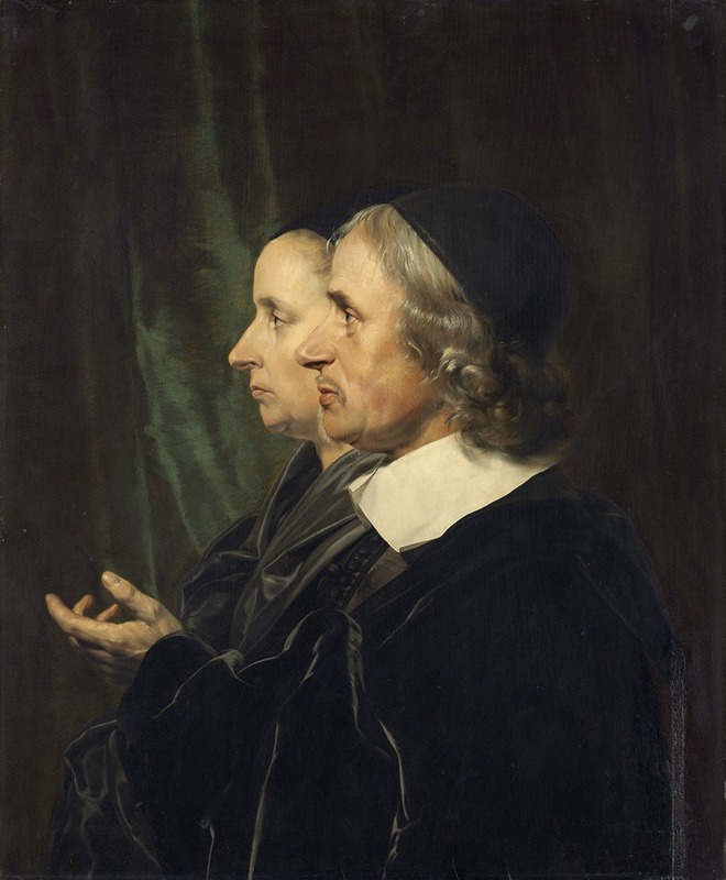 Jan de Bray - Portrait of the Artist’s Parents,Salomon de Bray and Anna Westerbaen
