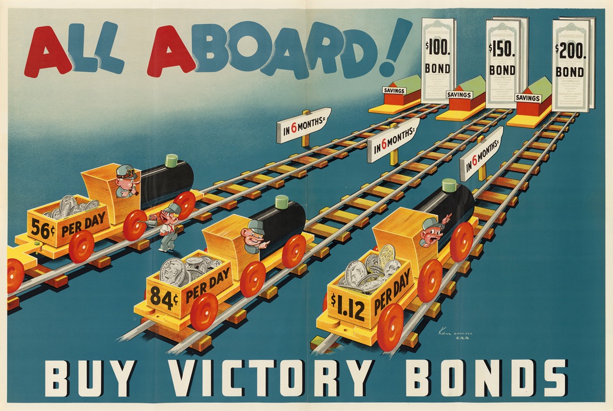 Ken Rowell - All Aboard! Buy Victory Bonds