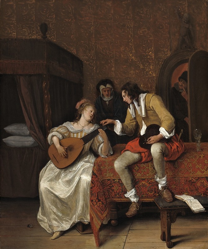 Jan Steen - Ascagnes and Lucelle (The Music Lesson)