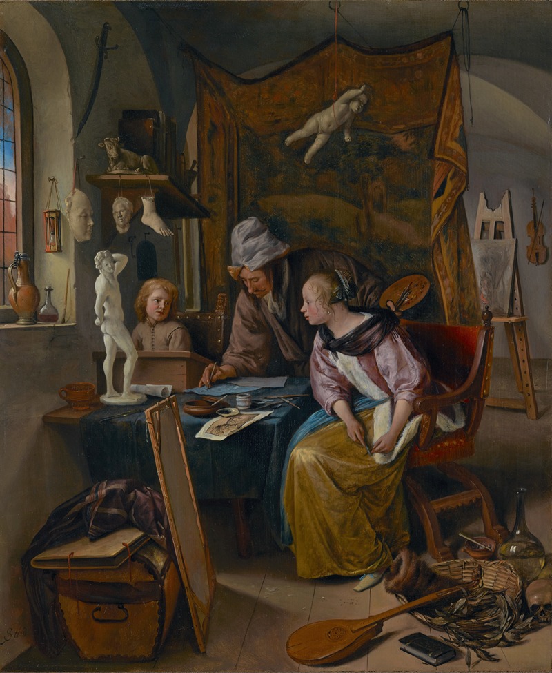 Jan Steen - The Drawing Lesson