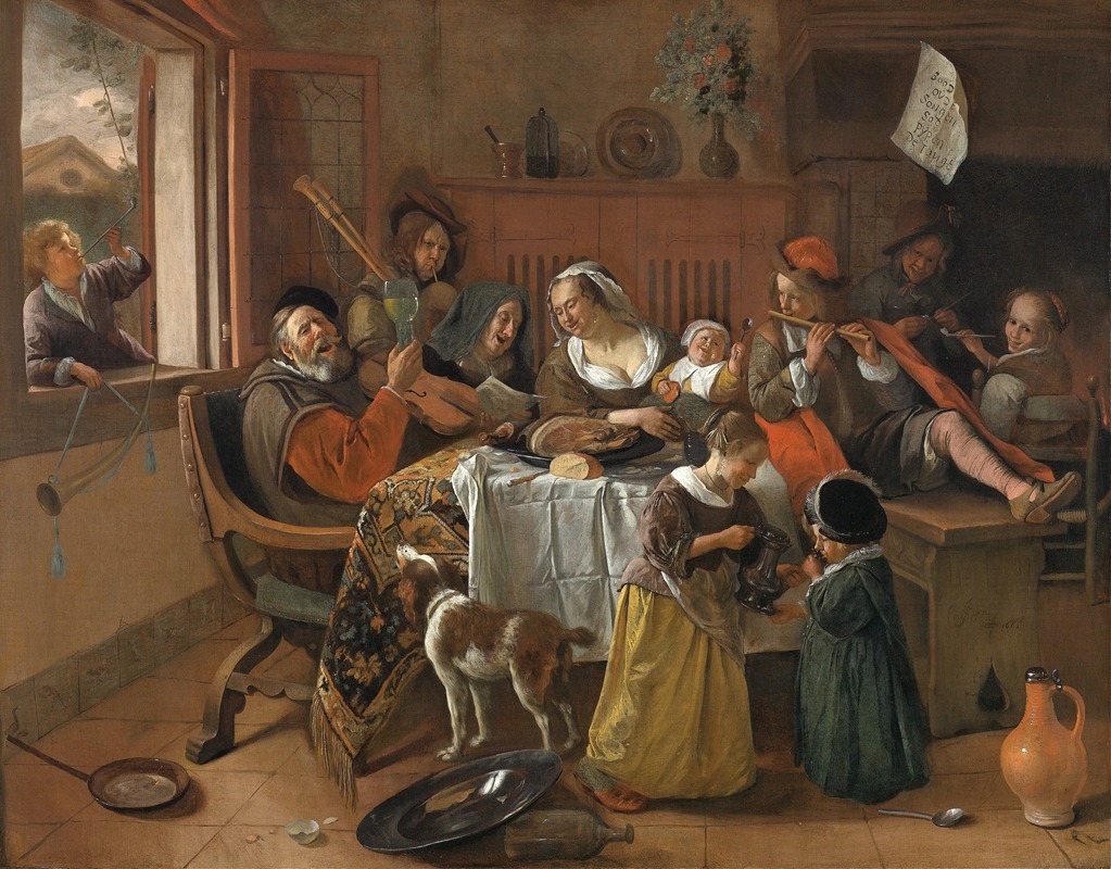 Jan Steen - The Merry Family