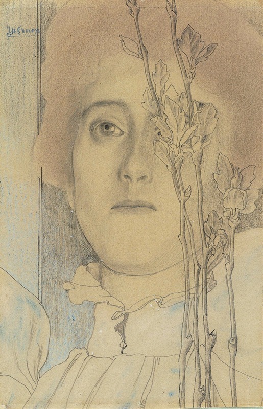 Jan Toorop - Portret van een onbekende vrouw
